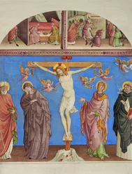 Kristus på korset i kirken S. Domenico i Arezzo